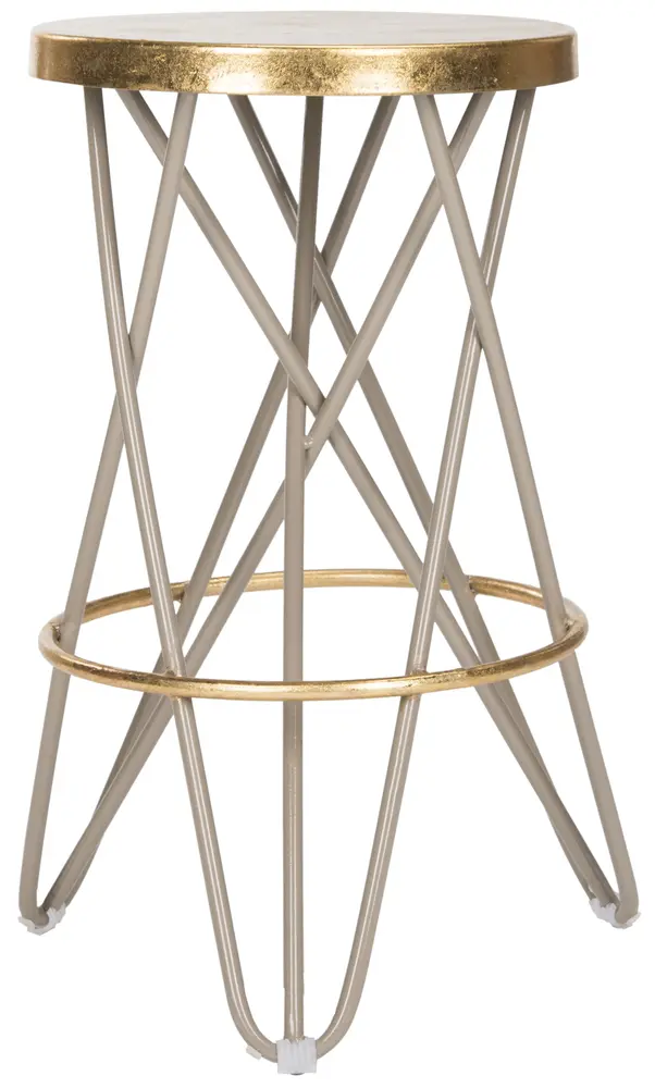 Lorna Gold Leaf Counter Stool