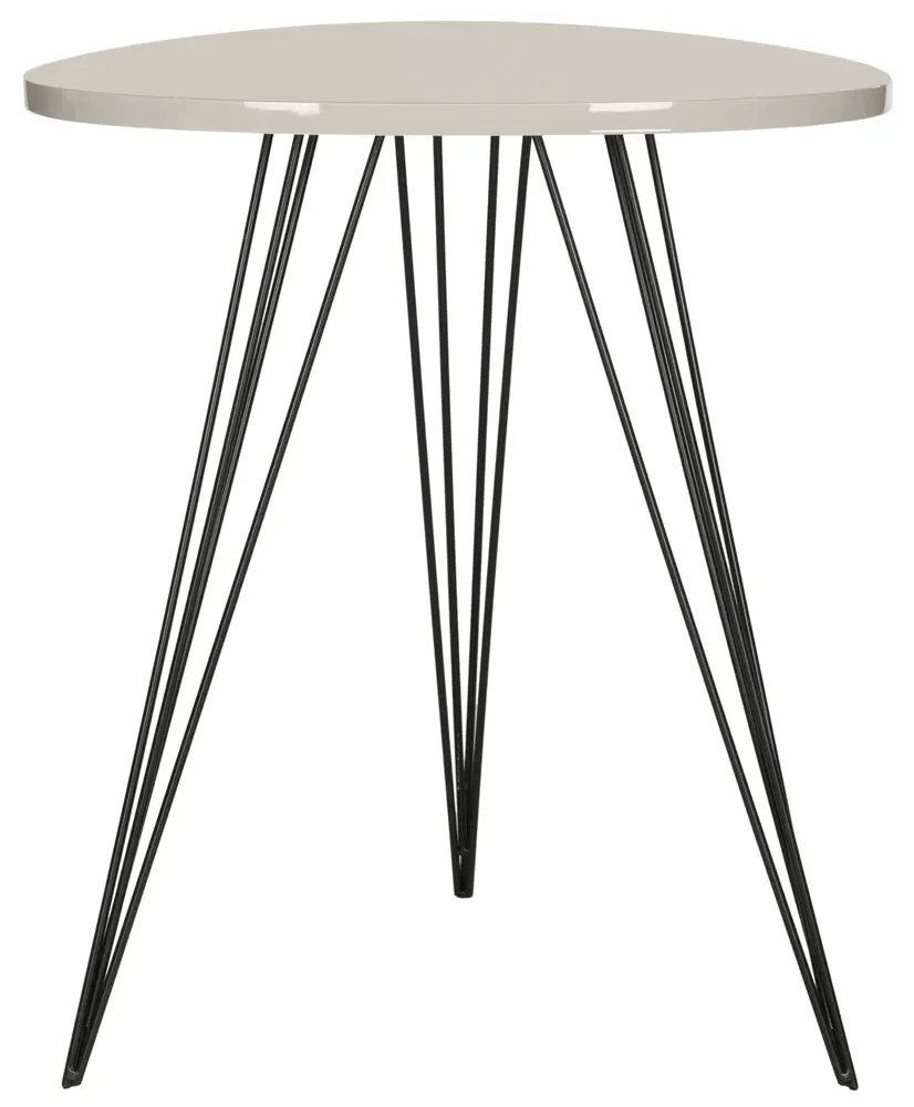 Wolcott Retro Mid Century Lacquer Side Table