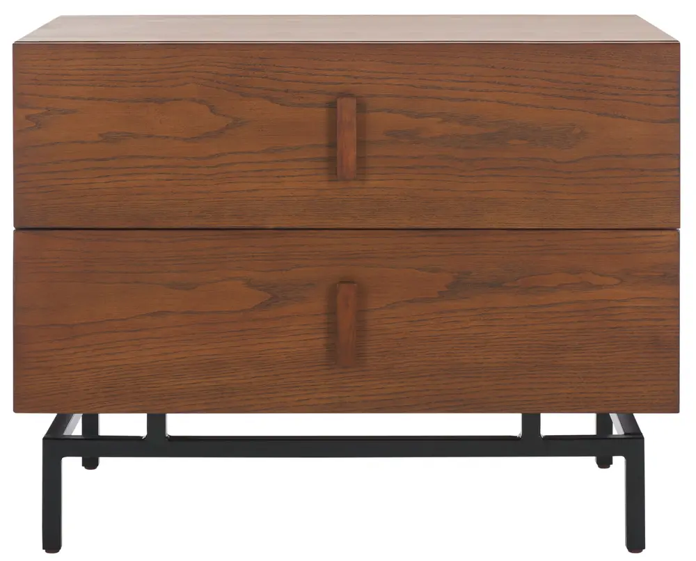 Herschel Mid Century Scandinavian Lacquer Two Drawer Cabinet