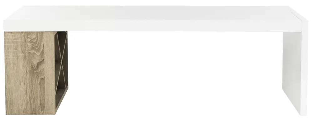 Carlton Modern Scandinavian Side Storage Lacquer Coffee Table