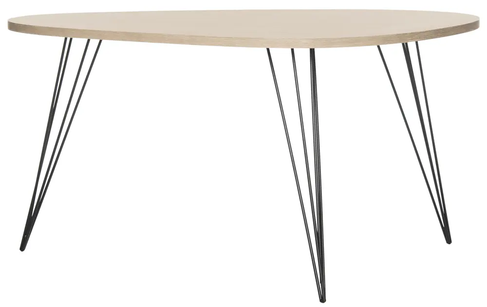 Rocco Retro Mid Century Wood Coffee Table