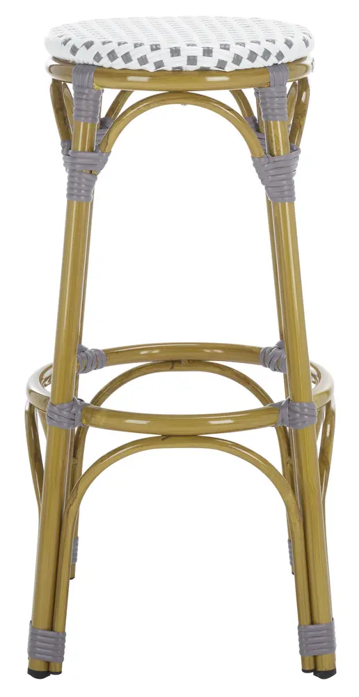 Kipnuk Stool Grey/White (Indoor/Outdoor)