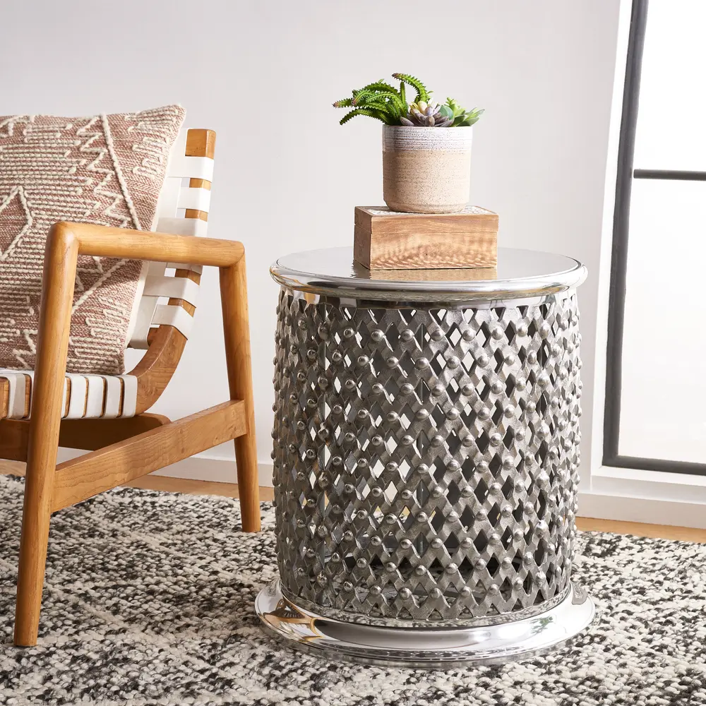 Metal Lace Table Stool