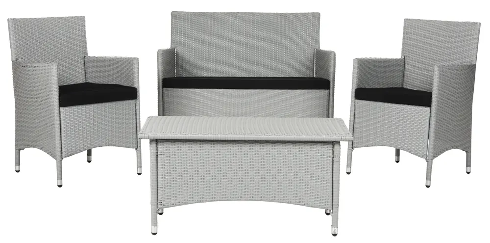 Mojavi 4 Pc Wicker Set