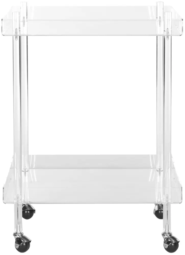 Healy Acrylic Kitchen Cart