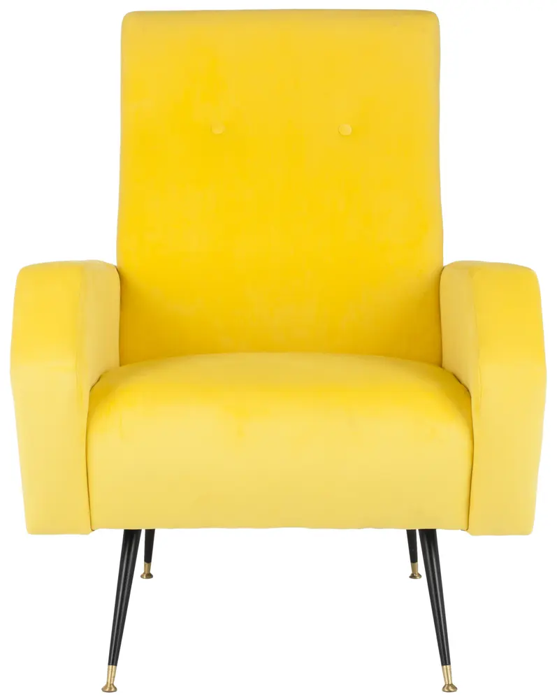 Aida Velvet Retro Mid Century Accent Chair