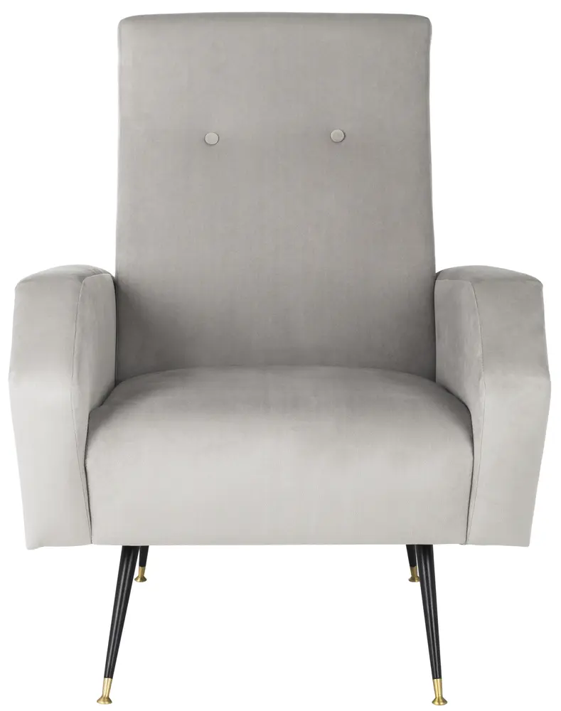 Aida Velvet Retro Mid Century Accent Chair