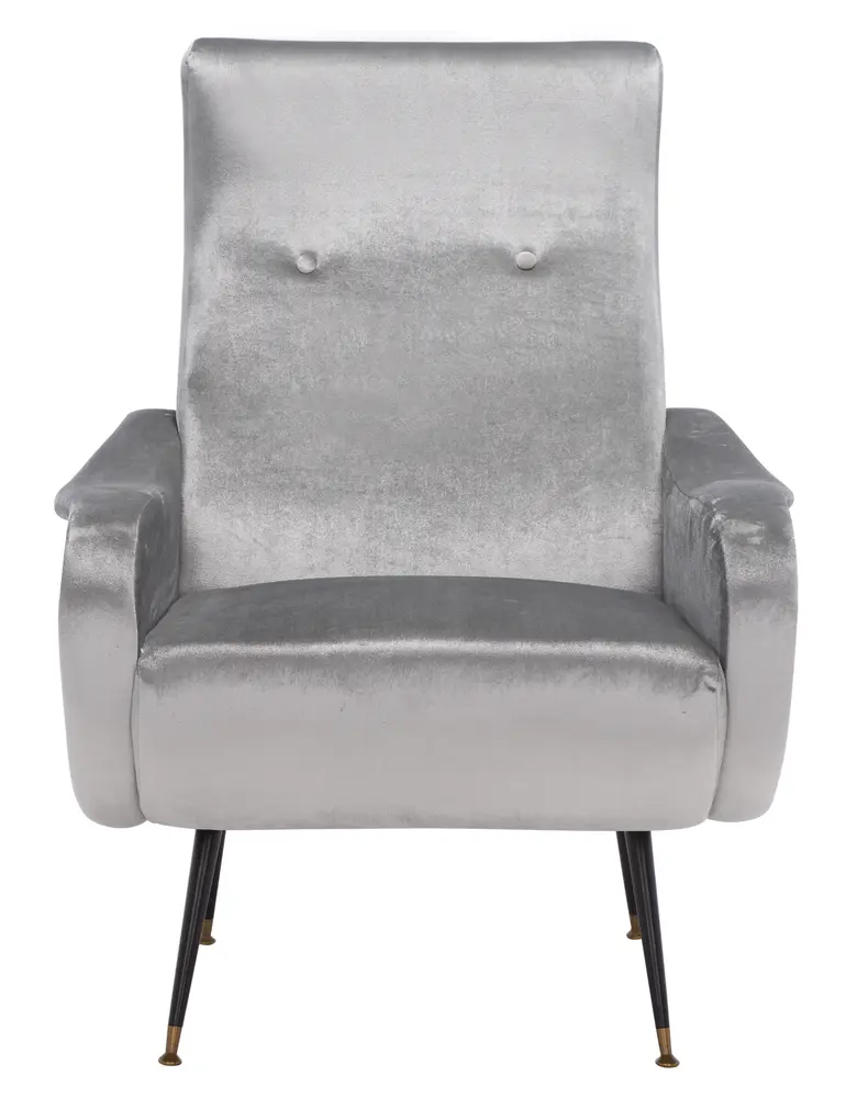 Elicia Velvet Retro Mid Century Accent Chair