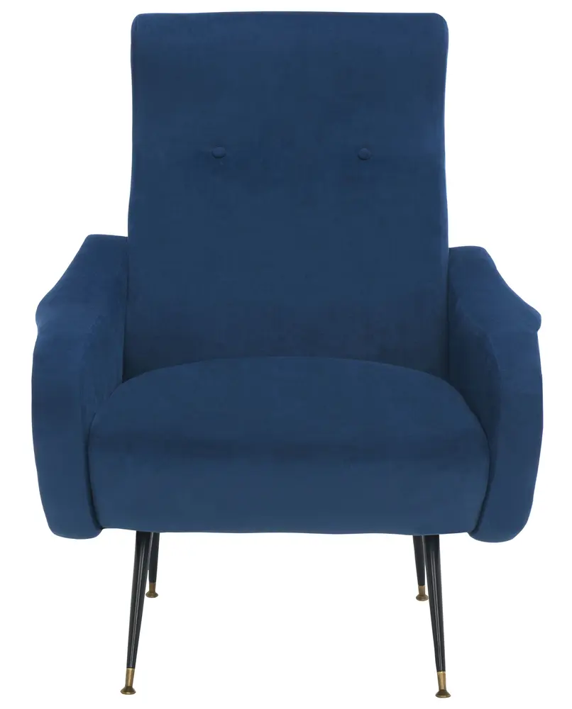 Elicia Velvet Retro Mid Century Accent Chair