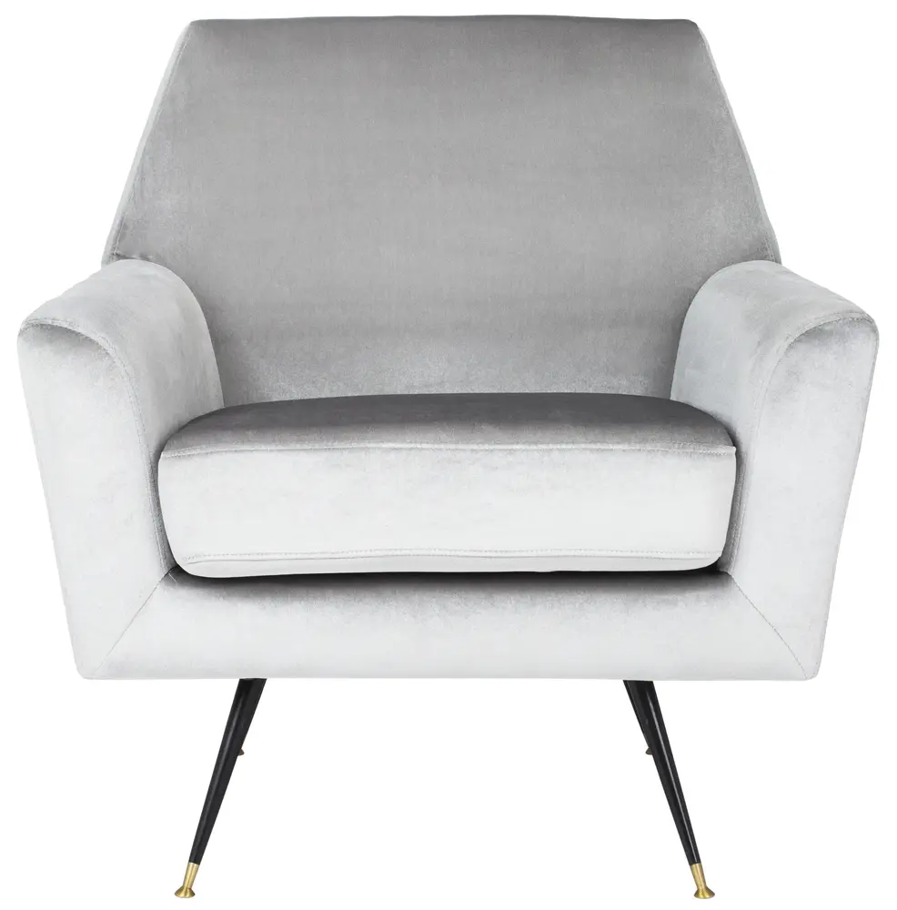Nynette Velvet Retro Mid Century Accent Chair