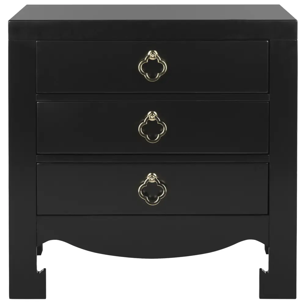 Nero 3 Drawer Nightstand