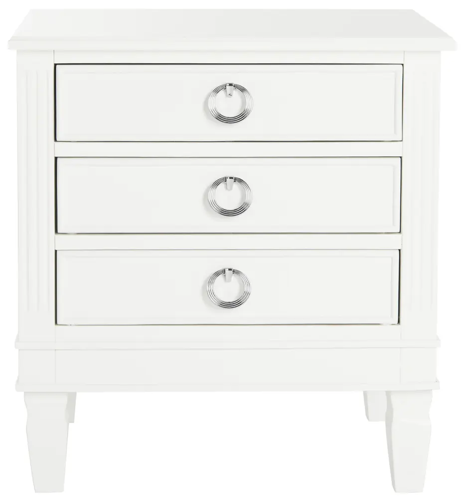 Kira Three Drawer Night Stand