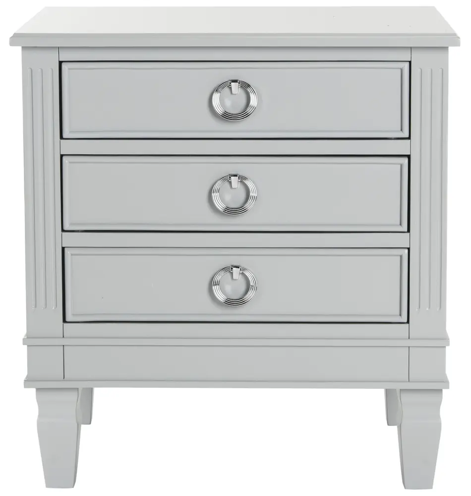 Kira Three Drawer Night Stand