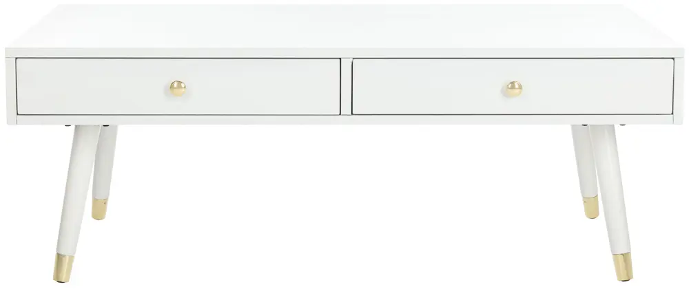 Levinson Gold Cap Coffee Table