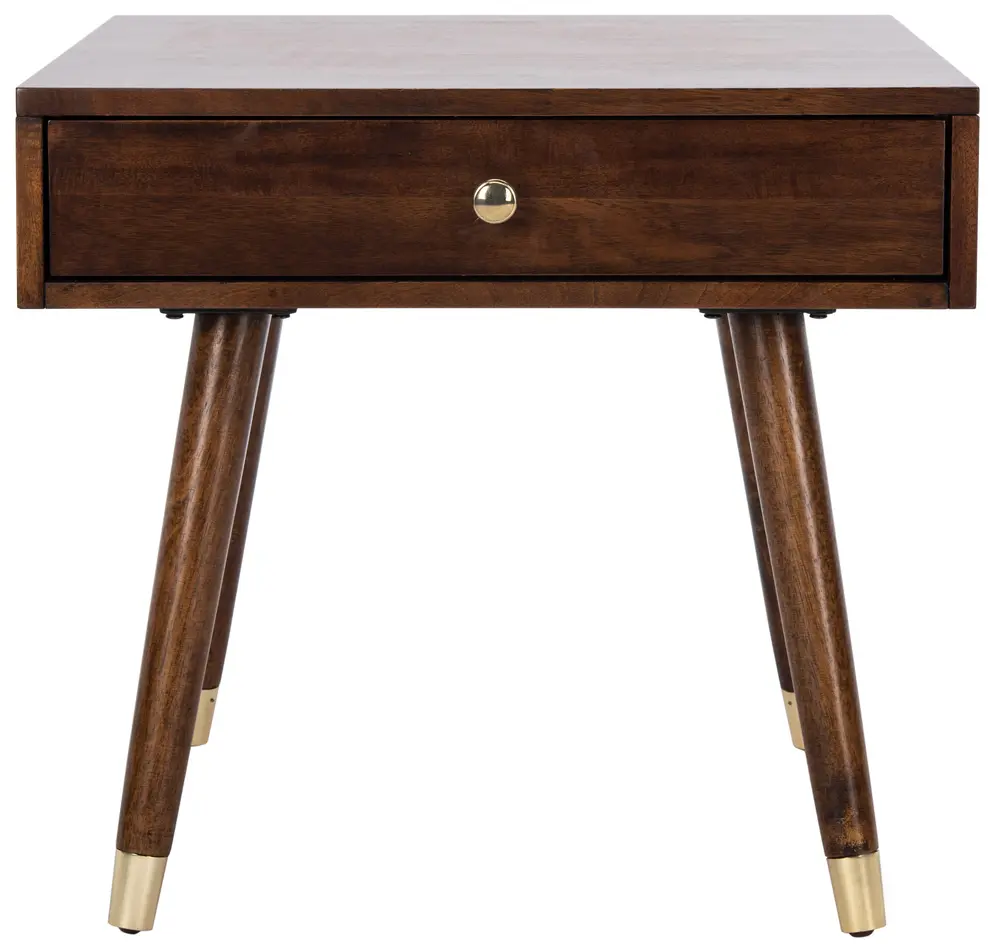 Levinson Gold Cap End Table