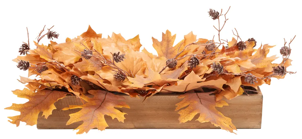 Faux 30 Inch Maple Leaf Potted Arrangement