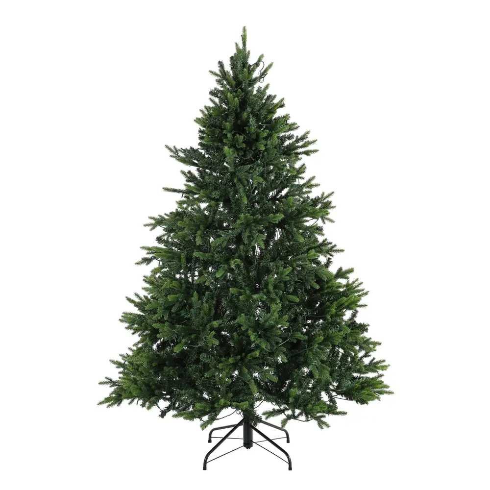 5.5 Ft, Green, Pre-Lit Artificial Christmas Tree