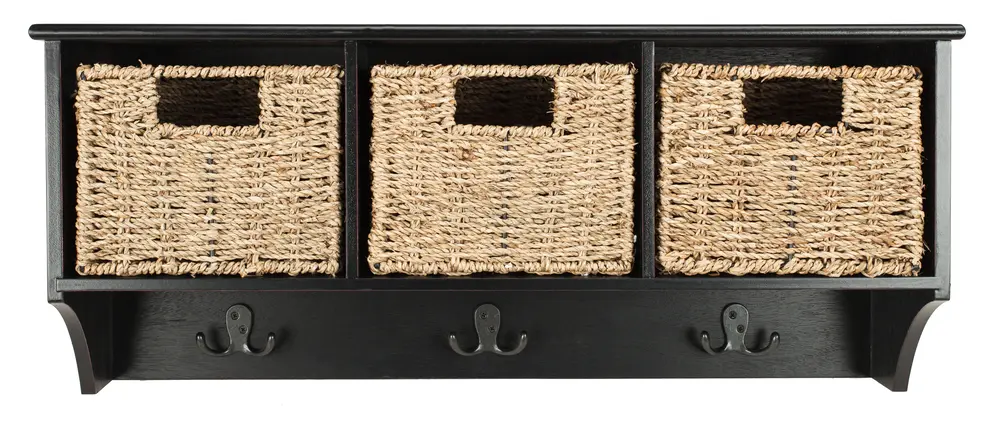 Finley Hanging 3 Basket Wall Rack