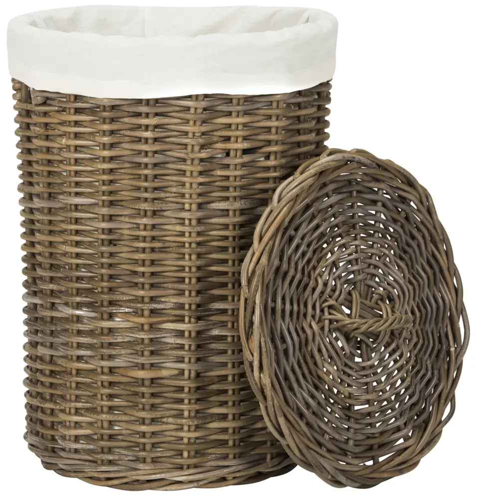 Millen Rattan Round Set Of 2 Laundry Baskets