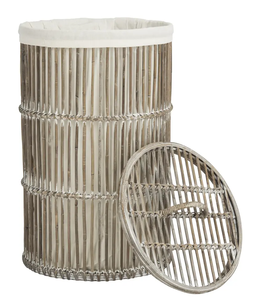 Libby Rattan Storage Hamper With Liner