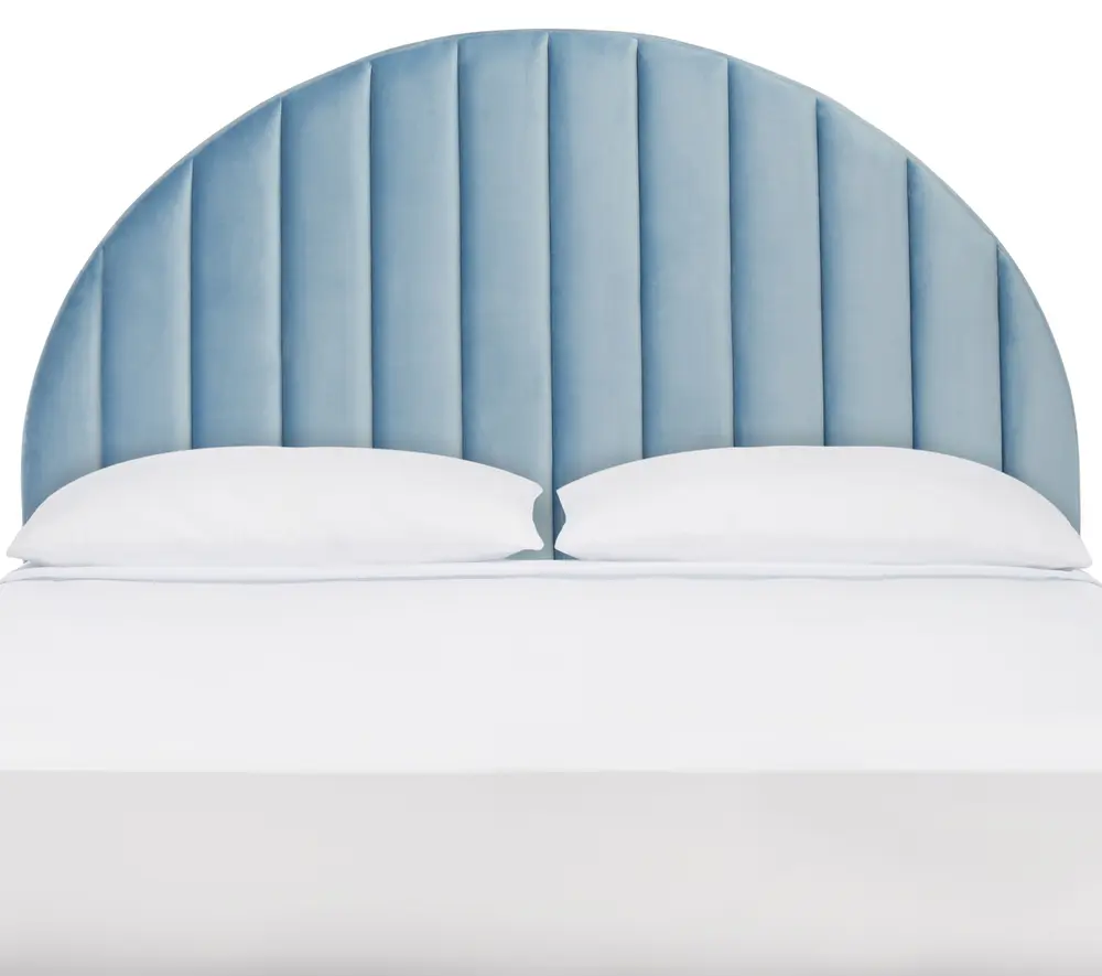 Solare Striped Arched Headboard