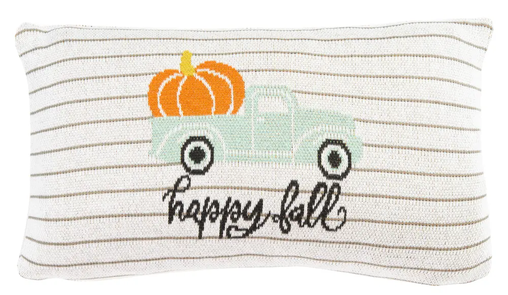 Pumpkin Truck Pillow