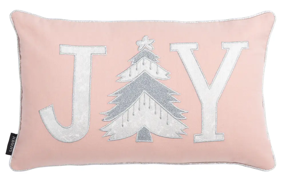 Joy Holiday Tree Pillow