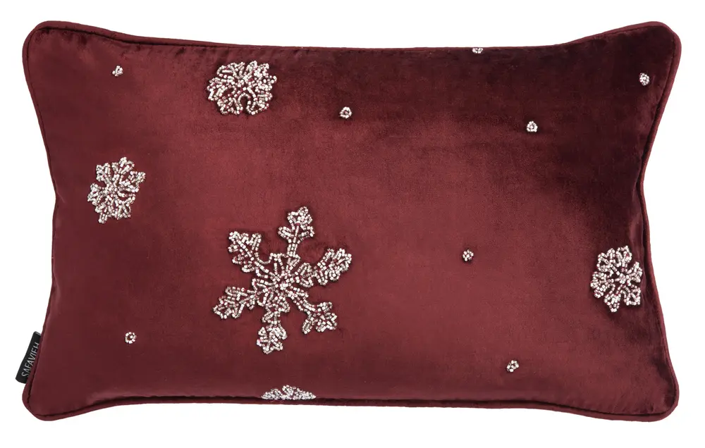 Falling Snow Pillow