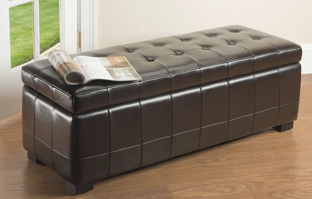 Large Manhattan Storage Bench