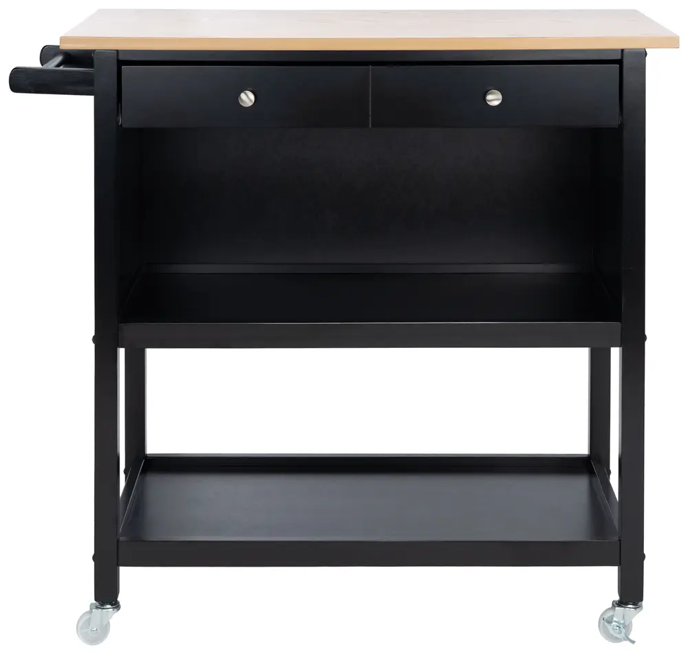 Daley 2 Drawer 2 Shelf Kitchen Cart
