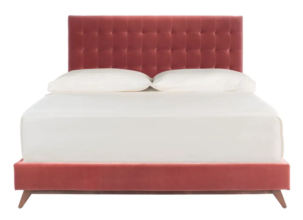 Tsarina Velvet Tufted Queen Bed