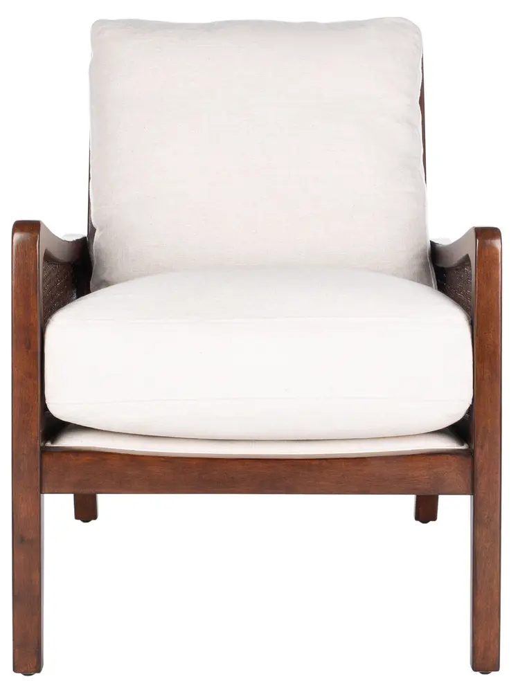 Moretti Wood Frame Accent Chair