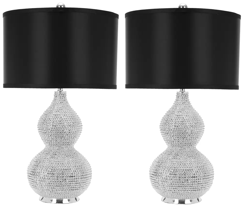 Nicole 24.5 Inch H Bead Base Lamp