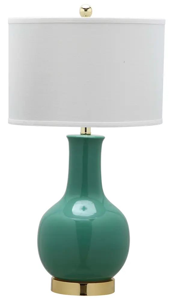 Emerald 27.5 Inch H Ceramic Paris Lamp