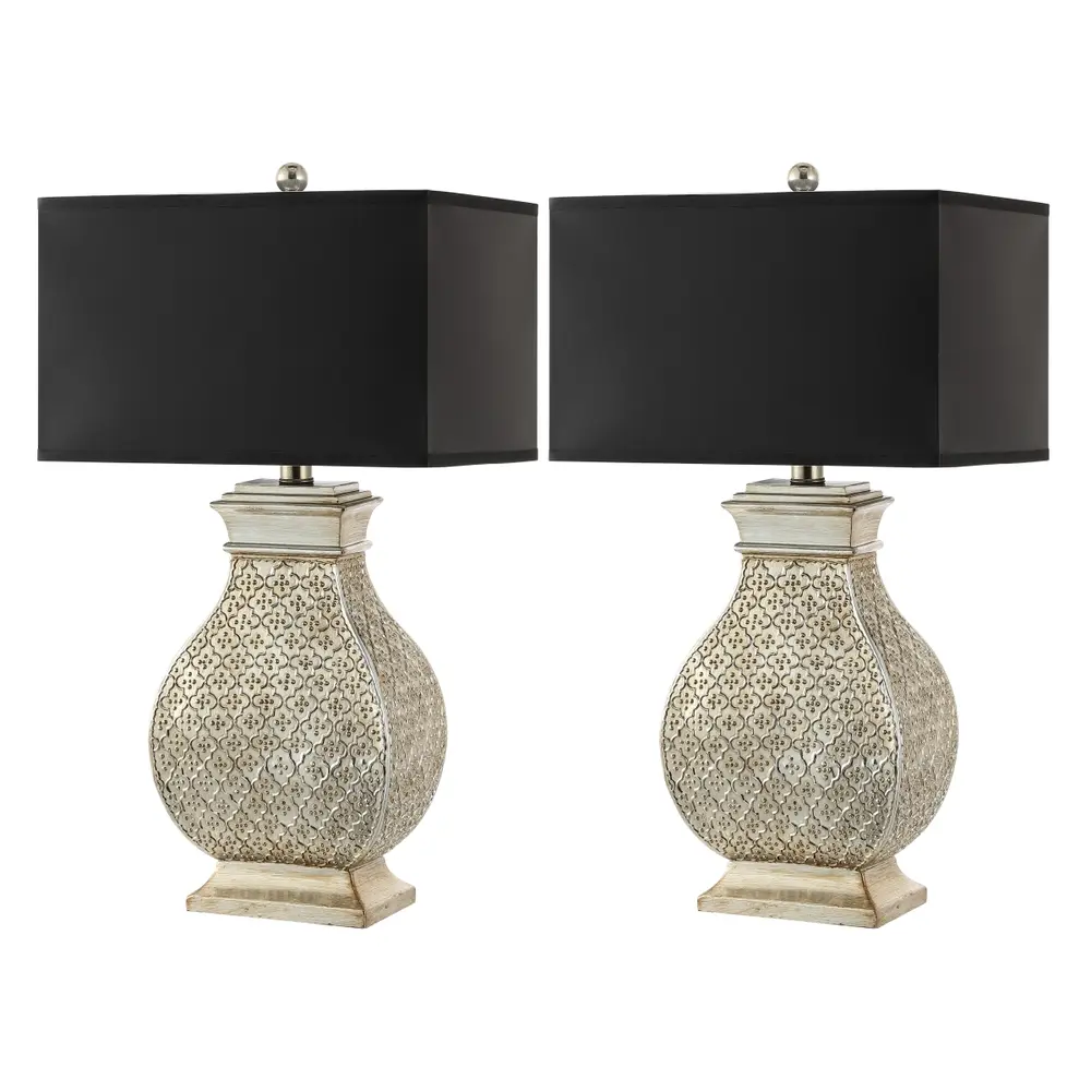 Malaga 29 Inch H Silver Champagn Table Lamp