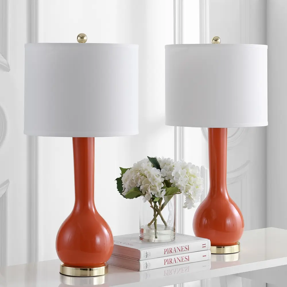 Mae 30.5 Inch H Long Neck Ceramic Table Lamp