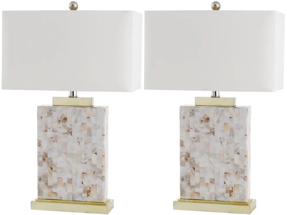 Tory 24.5 Inch H Shell Table Lamp