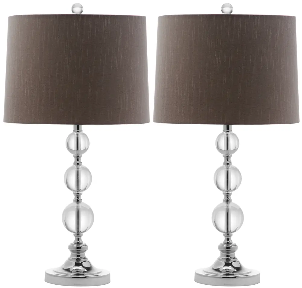 Keeva 26 Inch H Crystal Ball Lamp