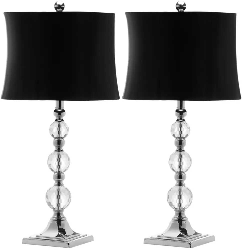 Maeve 28 Inch H Crystal Ball Lamp