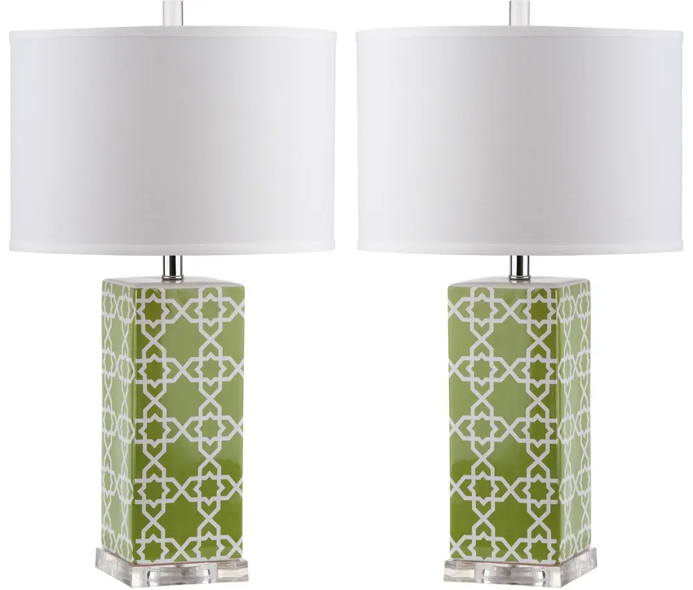 Quatrefoil 27 Inch H Table Lamp