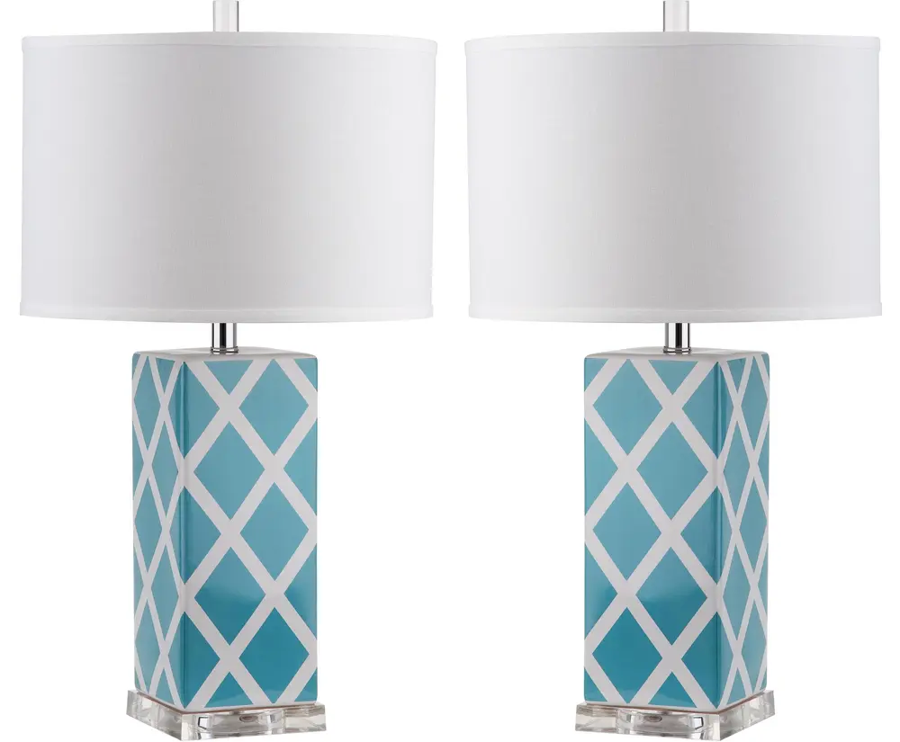 Garden 27 Inch H Lattice Table Lamp