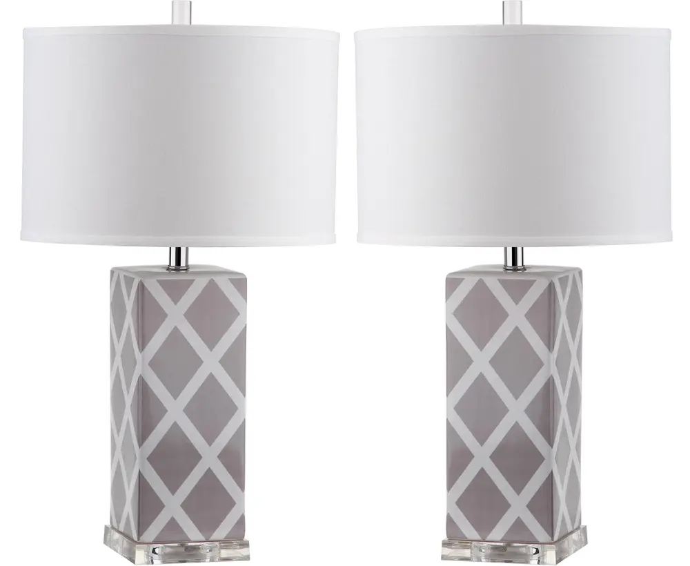 Garden 27 Inch H Lattice Table Lamp