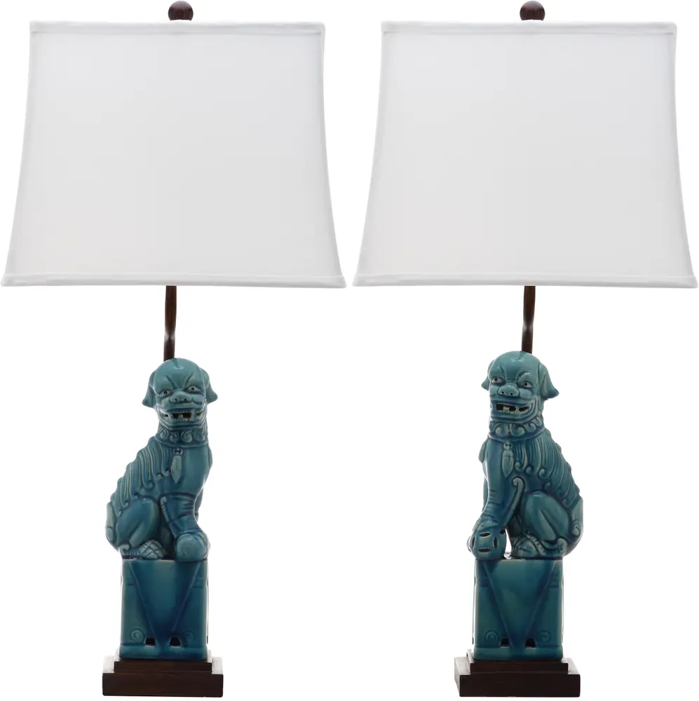 Foo 28.5 Inch H Dog Table Lamp