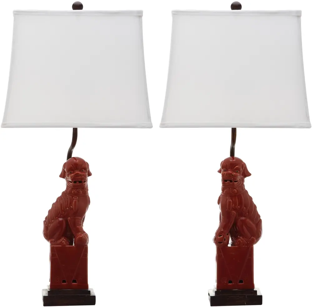 Foo 28.5 Inch H Dog Table Lamp