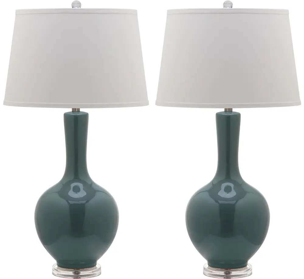 Blanche 32 Inch H Gourd Lamp