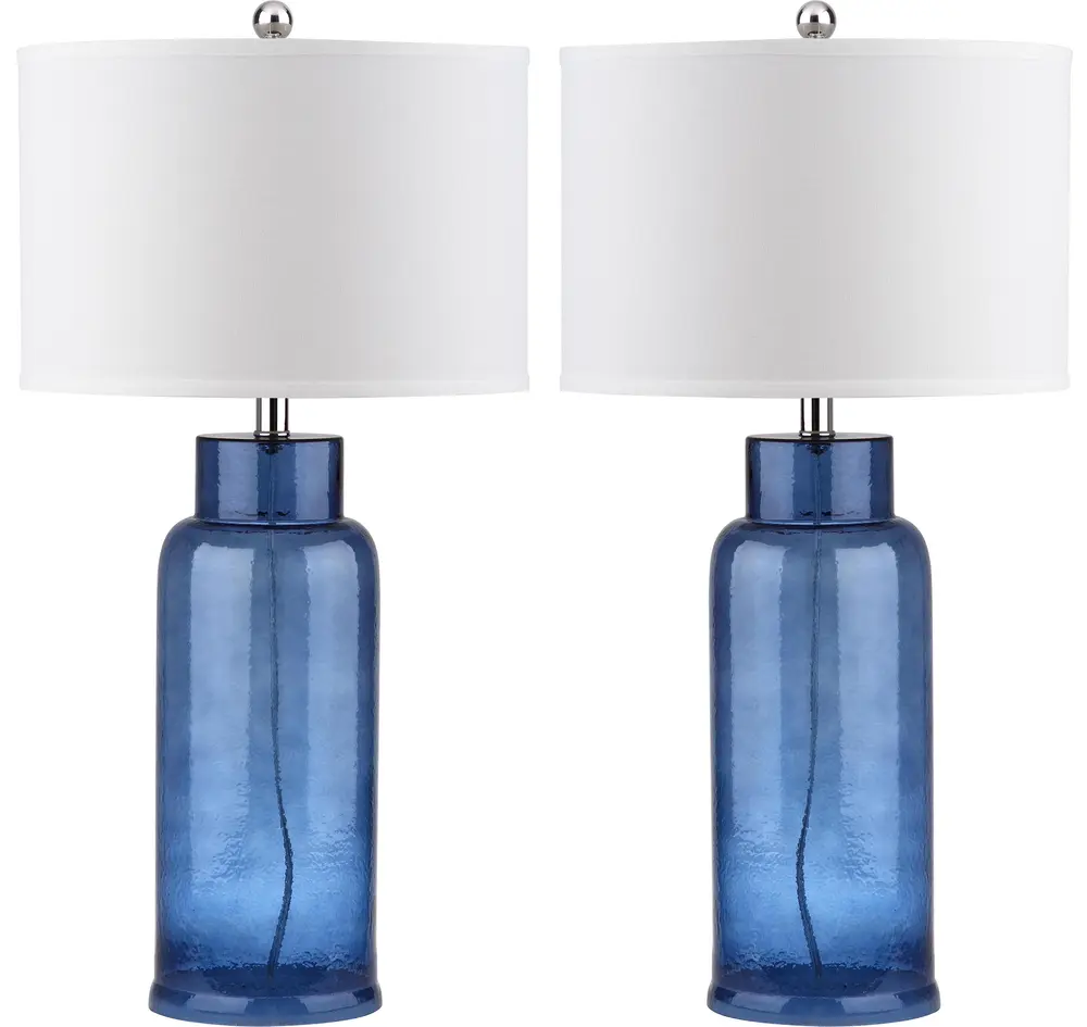 Bottle 29 Inch H Glass Table Lamp