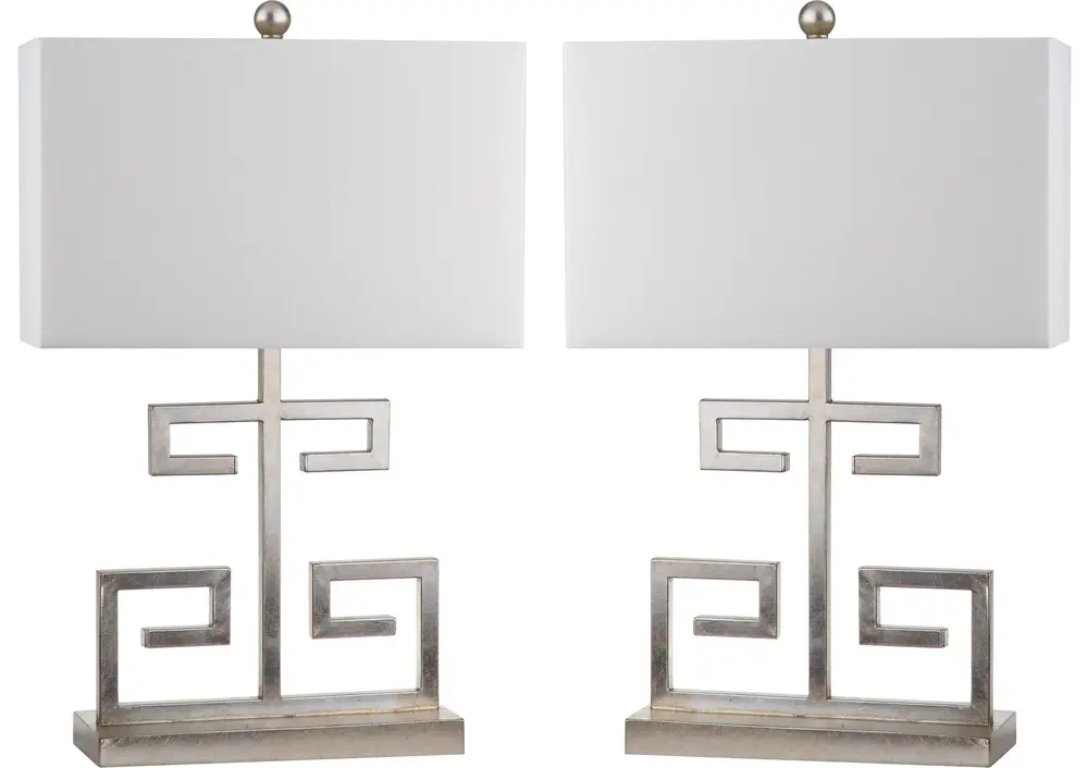 Greek Key 25 Inch H Table Lamp