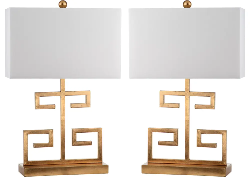 Greek Key 25 Inch H Table Lamp