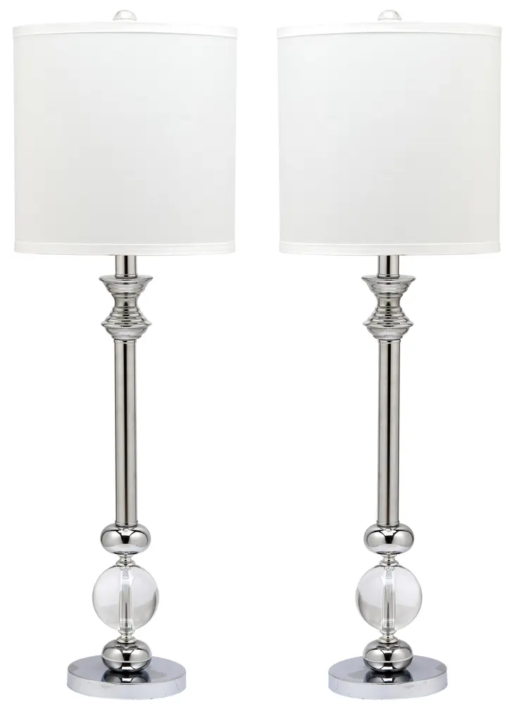 Erica 31 Inch H Crystal Candlestick Lamp