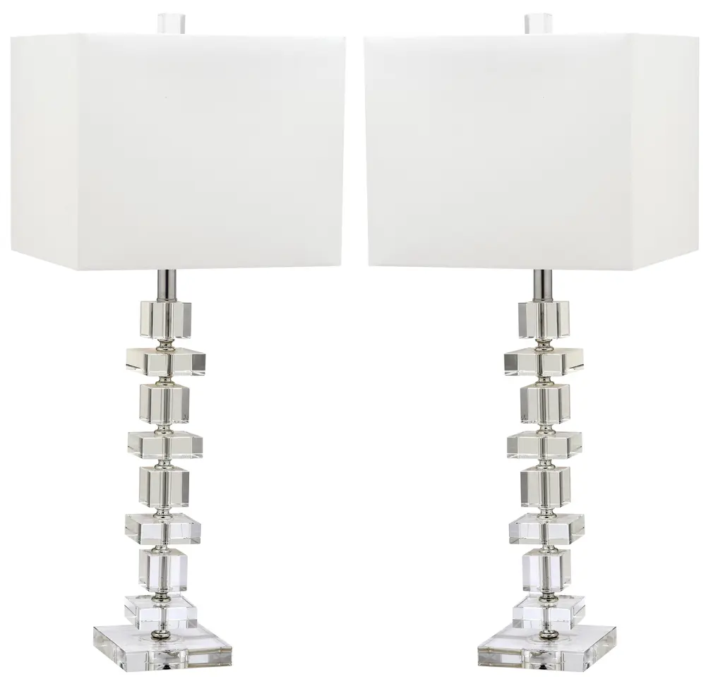 Deco 28.5 Inch H Crystal Table Lamp